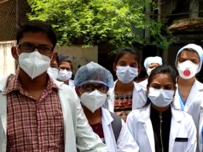 आयुर्वेद चिकित्सकों की मानदेय देने की मांग, सीएमएचओ को सौंपा ज्ञापन