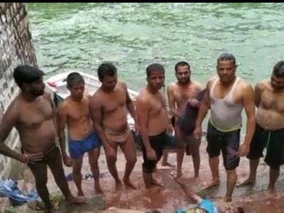 बड़े तालाब में मिली अज्ञात युवक की लाश, पुलिस मामले की जांच में जुटी