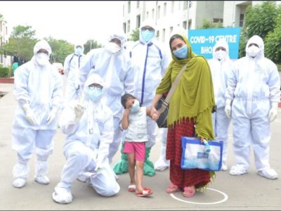 कोरोनाकाल में राजधानी भोपाल के लिए अच्छी खबर, कोरोना संक्रमित 33 मरीज ठीक होकर लौटे घर