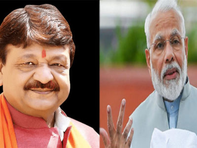 कैलाश विजयवर्गीय ने मोदी की ताऱीफ करते हुए नेहरू पर कसा तंज