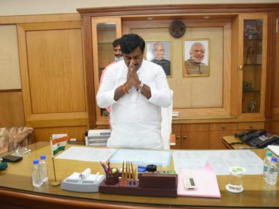 रामेश्वर शर्मा ने संभाला विधानसभा अध्यक्ष का पद, नरोत्तम मिश्रा, विश्वास सांरग ने दी बधाई