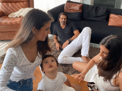 अर्जुन रामपाल और गैब्रिएला डेमेट्रियड्स ने पहले बर्थ-डे पर शेयर की बेटे की तस्वीरें