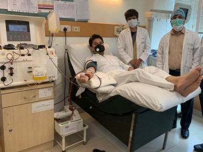 सांसद ज्योतिरादित्य सिंधिया ने कोरोना को मात देने के बाद प्लाज्मा डोनेट किया