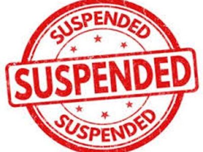 रिश्वत के आरोप में क्लर्क,पटवारी, ANM सस्पेंड