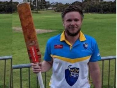 ऑस्ट्रेलियन बल्लेबाज ने एक ओवर में 8 छक्को के साथ  कूट डाले 50 रन