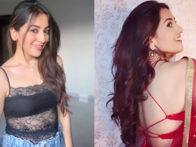 टीवी शो ‘अनुपमा’ की नंदिनी ने बैकलेस चोली में बिखेरे जलवे