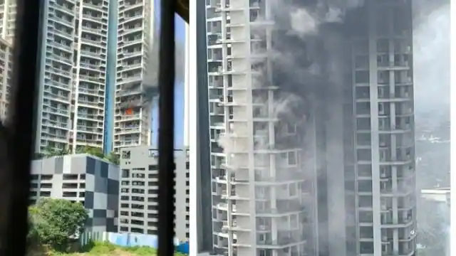 मुंबई की 60 मंजिला इमारत में लगी आग, दहशत में 19वीं मंजिल से कूदा युवक, मौत
