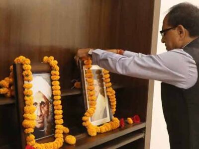 मुख्यमंत्री चौहान ने क्रांतिकारी बिपिन चंद्र पाल की जयंती पर किया नमन