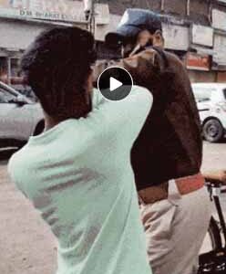 इंदौर के थप्पड़बाज ASI लाइन हुआ अटैच