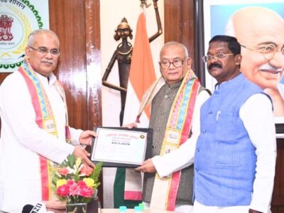 दुर्ग जिला के डॉ. देशमुख और निगम सम्मानित