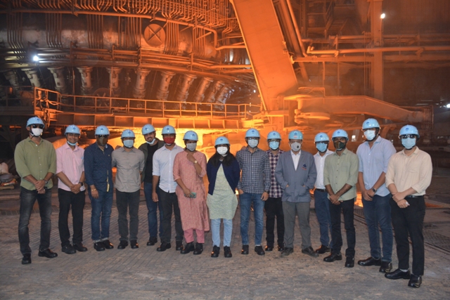 14 नये आईएएस अफसरो ने भिलाई इस्पात संयंत्र का दौरा किया