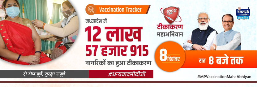टीकाकरण महाअभियान में जनभागीदारी ने फिर दिया नया मुकाम : मुख्यमंत्री चौहान