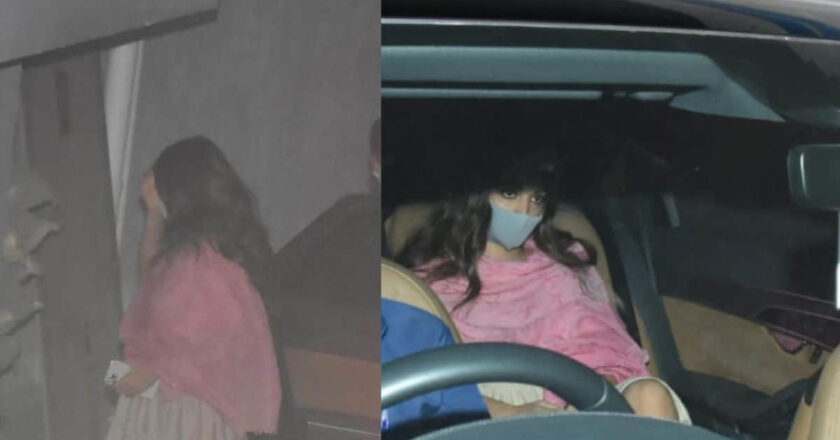 कियारा अडवाणी देर शाम रयूमर्ड बॉयफ्रेंड सिद्धार्थ से मिलने पहुंची