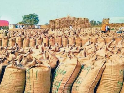 धान खरीदी केन्द्रों में किसानों को जरूरत के अनुसार मिल रहा बारदाना