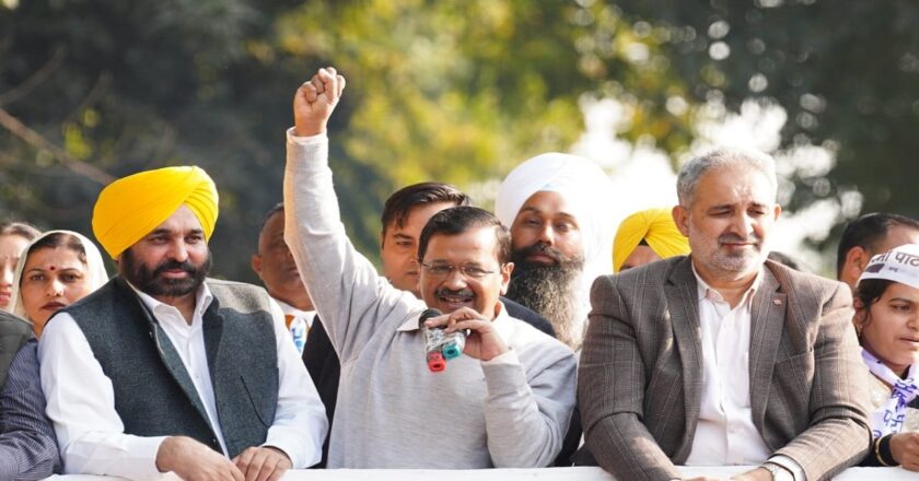 केजरीवाल का विजय मार्च सेक्टर 22  से पूरे शहर में निकलेगा