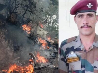 हेलिकॉप्टर क्रैश में सीहोर के जवान का निधन