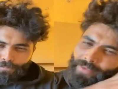 ऑलराउंडर रविंद्र जडेजा साउथ सुपरस्टार अल्लू अर्जुन के अवतार में नजर आए