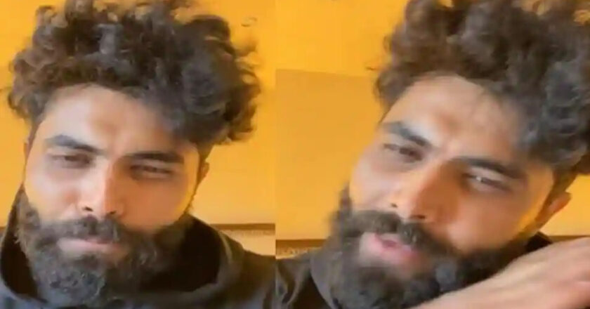 ऑलराउंडर रविंद्र जडेजा साउथ सुपरस्टार अल्लू अर्जुन के अवतार में नजर आए