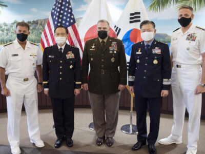 अमेरिका, जापान, दक्षिण कोरिया के रक्षा प्रमुखों की त्रिपक्षीय वार्ता प्रस्तावित