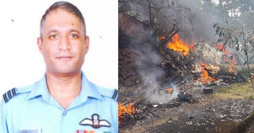 हेलीकॉप्टर क्रैश में सिर्फ ग्रुप कैप्टन वरुण सिंह की बची जान