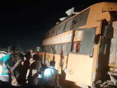 रीवा में बस-ट्रक की टक्कर घर जा रहे 15 मजदूरों की मौत; 40 से ज्यादा घायल