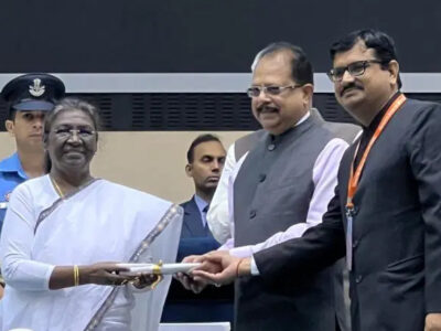 जल जीवन मिशन में बुरहानपुर ने पाया देश में पहला स्थान ,राष्ट्रपति मुर्मू ने किया सम्मानित