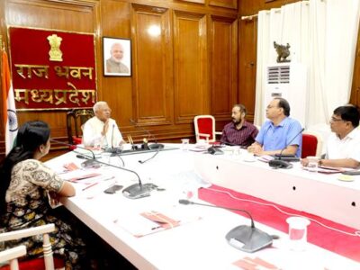 लाल कोठी के जीर्णोद्धार का आधार धरोहर स्वरूप का संरक्षण हो : राज्यपाल पटेल