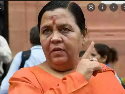 7 नवंबर से शराबबंदी के लिए घर छोड़ेंगी उमा भारती ,शुरू करेंगी अभियान