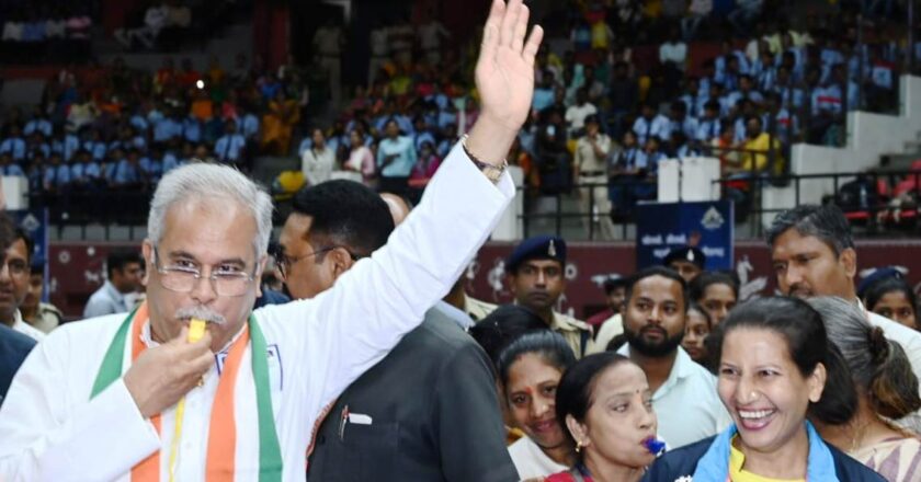 मुख्यमंत्री ने की छत्तीसगढ़िया ओलंपिक खेलों की शुरूआत