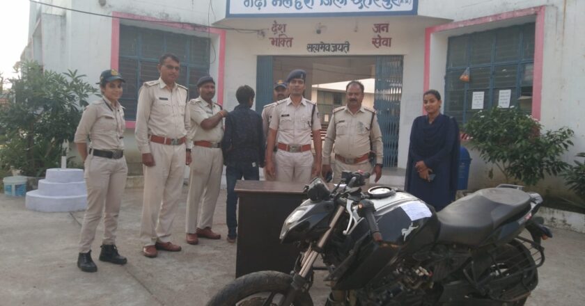 गढ़ीमलहरा और महाराजपुर पुलिस की संयुक्त टीम ने लूट का किया खुलासा