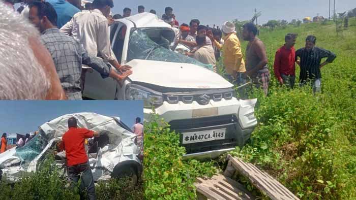सागर के सड़क हादसे में हरदा के एक ही परिवार के 4 की मौत