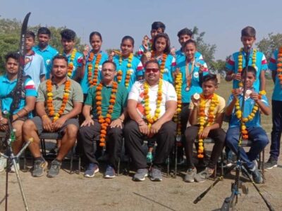 भारतीय खेल प्राधिकरण के तीरंदाजो ने लगाई मेडलो की बहार