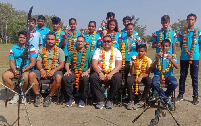 भारतीय खेल प्राधिकरण के तीरंदाजो ने लगाई मेडलो की बहार