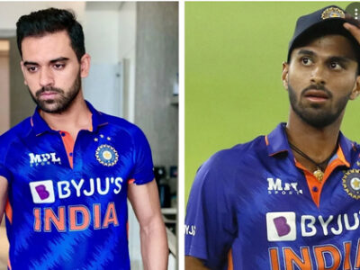 अफ्रीका के खिलाफ सीरीज से बाहर हुए दीपक चाहर,वॉशिंगटन सुंदर को किया टीम में शामिल