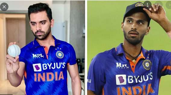 अफ्रीका के खिलाफ सीरीज से बाहर हुए दीपक चाहर,वॉशिंगटन सुंदर को किया टीम में शामिल