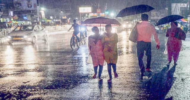 राजधानी में एक दशक में अक्टूबर माह में पहली बार इतनी अधिक हुई बारिश