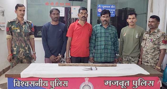 घाटधनोरा डकैती के फरार तीन आरोपी गिरफ्तार