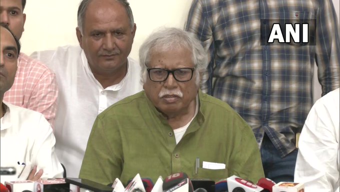 अध्यक्ष पद के लिए केएन त्रिपाठी का नामांकन हुआ कैंसिल