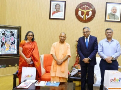 टाटा समूह यूपी में कर सकता हैं निवेश,CM योगी से मिले चेयरमैन चंद्रशेखरन