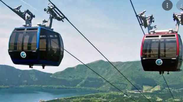 केंद्र सरकार की 90 किलोमीटर की 18 रोपवे परियोजनाओं को शुरू करने की योजना