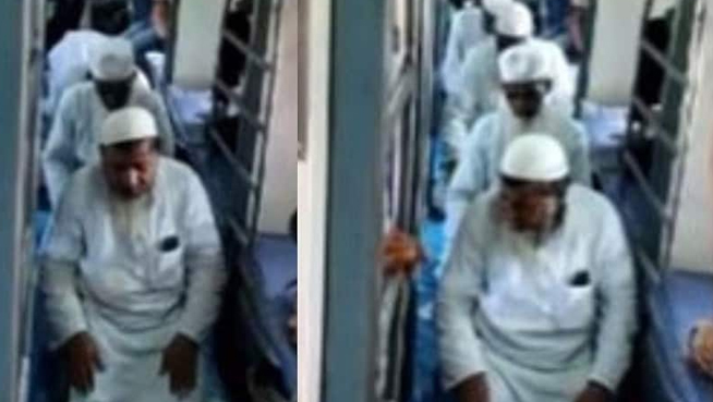 ट्रेन में नमाज पढ़ने का वीडियो वायरल,पूर्व विधायक ने की शिकायत