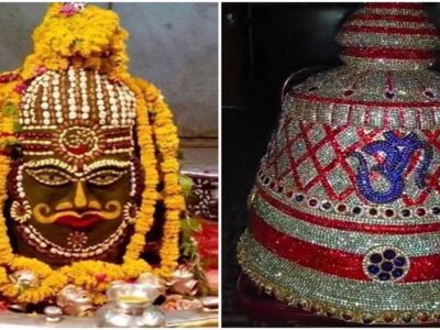 एक भक्त ने भगवान महाकाल को भेंट किया रत्न जड़ित मुकुट