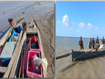 भुज में हरामीनाला इलाके से 7 पाकिस्तानी नौकाएं जब्त को बीएसएफ ने जब्त किया, 2 मछुआरे भी पकड़े गए