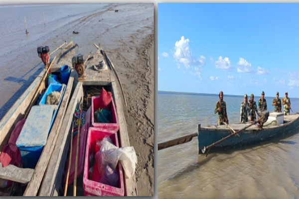 भुज में हरामीनाला इलाके से 7 पाकिस्तानी नौकाएं जब्त को बीएसएफ ने जब्त किया, 2 मछुआरे भी पकड़े गए
