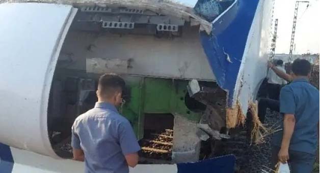 वंदे भारत एक्सप्रेस फिर हुई दुर्घटना का शिकार