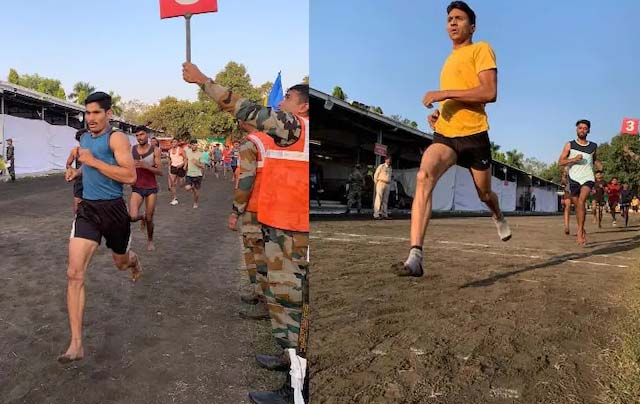 भोपाल में अग्निवीर भर्ती के दौरान एक संदिग्ध युवक पकड़ाया