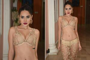 उर्फी जावेद के लिए मुसीबत बनी स्किनटाइट स्कर्ट