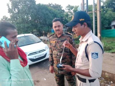 कोर्ट के आदेश के बाद बिना हेलमेट वालों की शुरु हुई कार्रवाई: