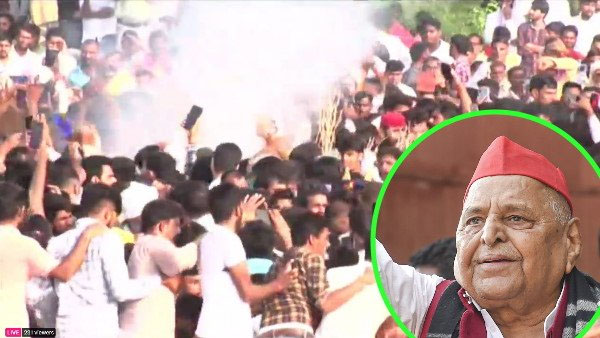 पंचतत्व में विलीन हुए मुलायम सिंह यादव, अंतिम दर्शन के लिए पहुंचा बच्चन परिवार