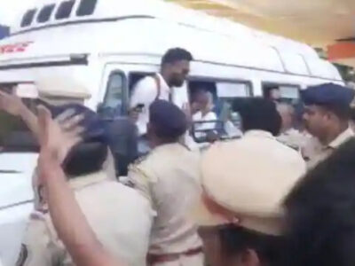 संविधान विरोधी बता RSS मुख्यालय को घेरने की कोशिश, कई हिरासत में; धारा 144 लागू